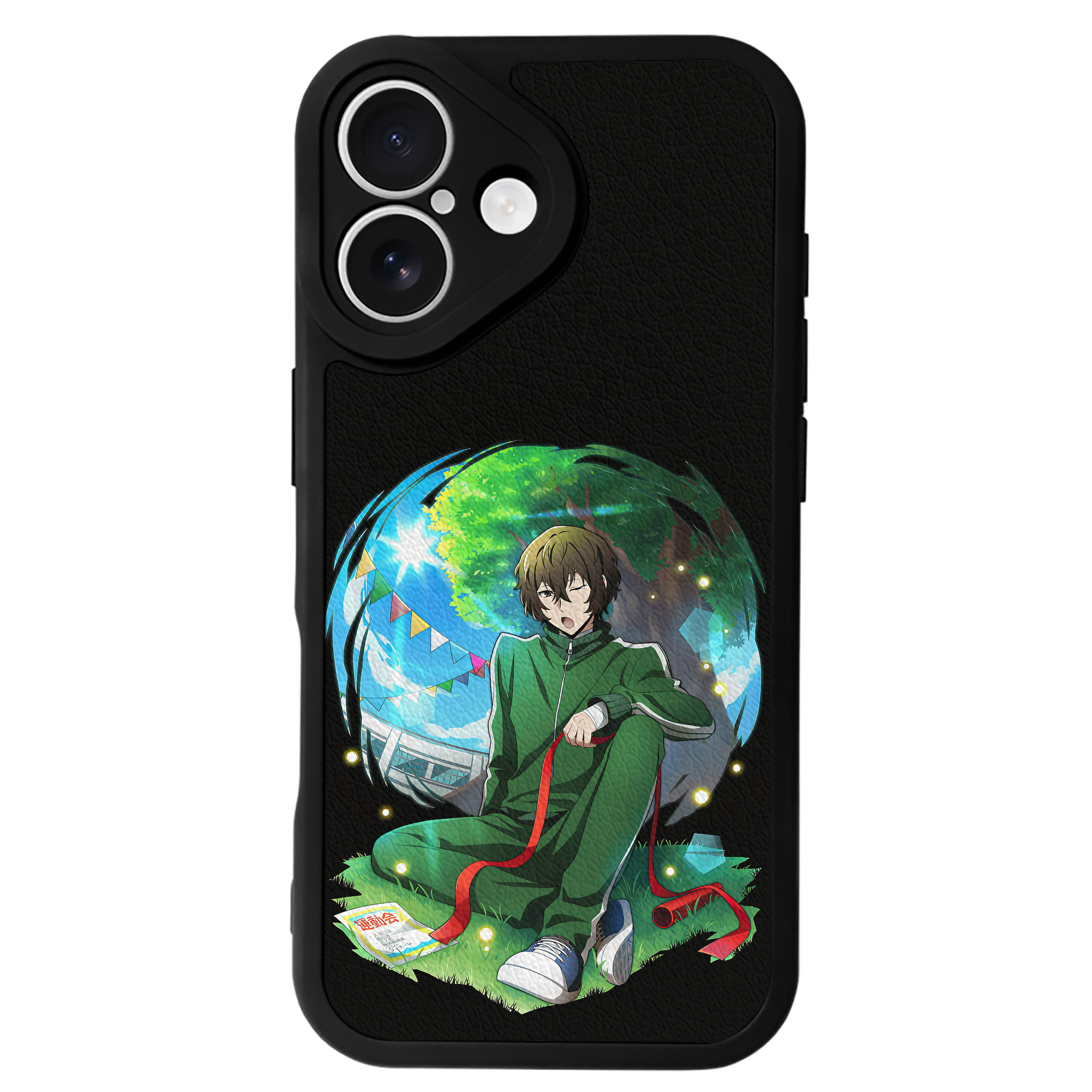 （画像用） 文豪ストレイドッグス Bungo Stray Dogs 【iPhone 16シリーズ対応】シリコンスマホケース（レザー調） 材質：シリコン